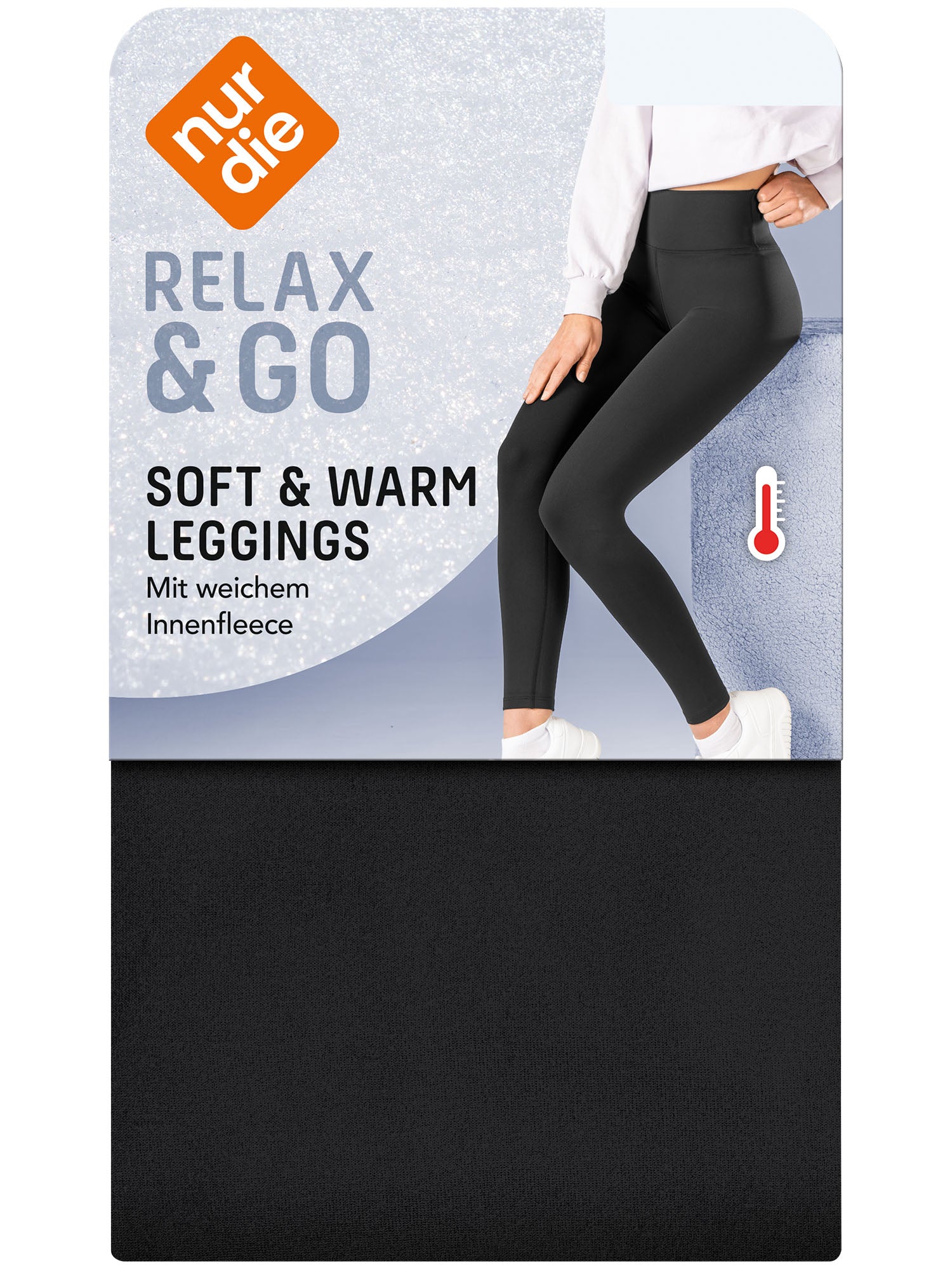 NUR DIE Damen Leggings Relax & Go Soft & Warm Thermo