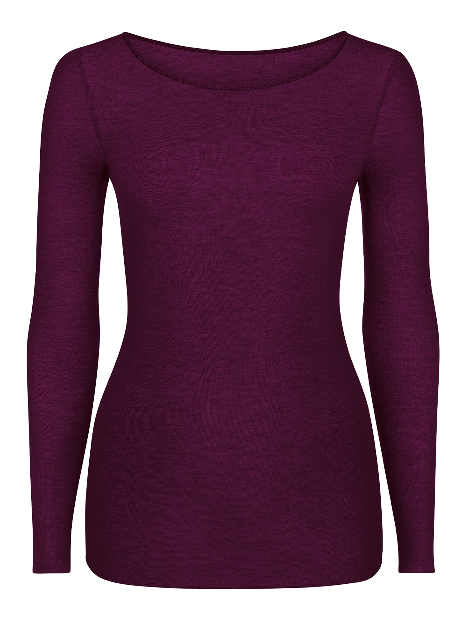 NUR DIE X KILIAN KERNER Damen Longsleeve Rundhalsausschnitt mit Kaschmir