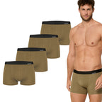 NUR DIE Herren Boxer Ultrasoft Bambus* 4er Pack