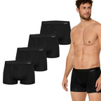 NUR DIE Herren Boxer Ultrasoft Bambus* 4er Pack