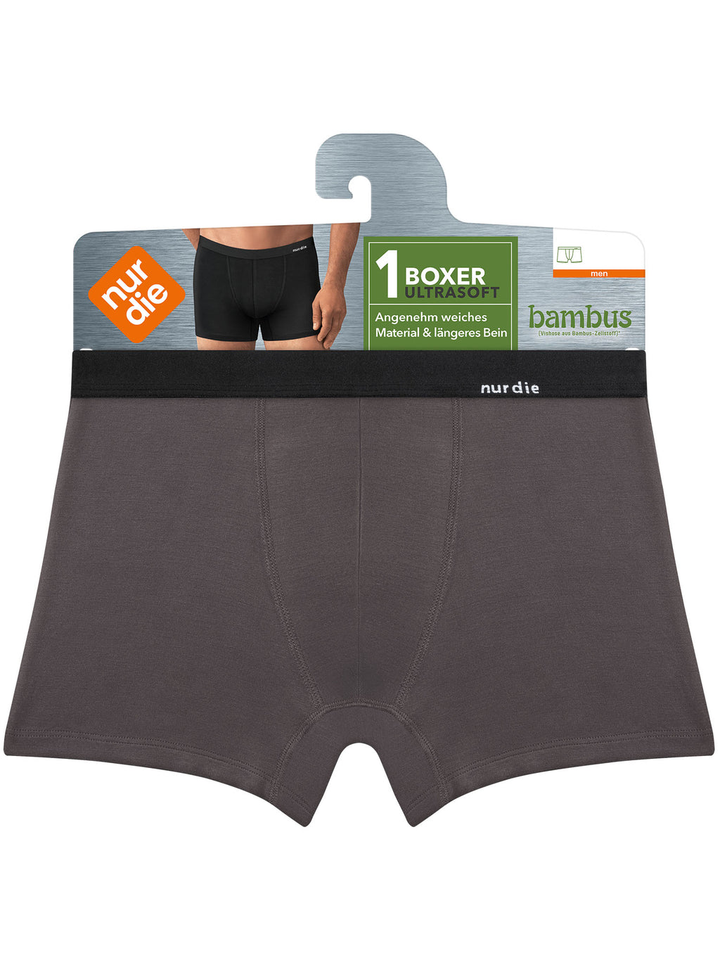 NUR DIE Herren Boxer Ultrasoft Bambus*