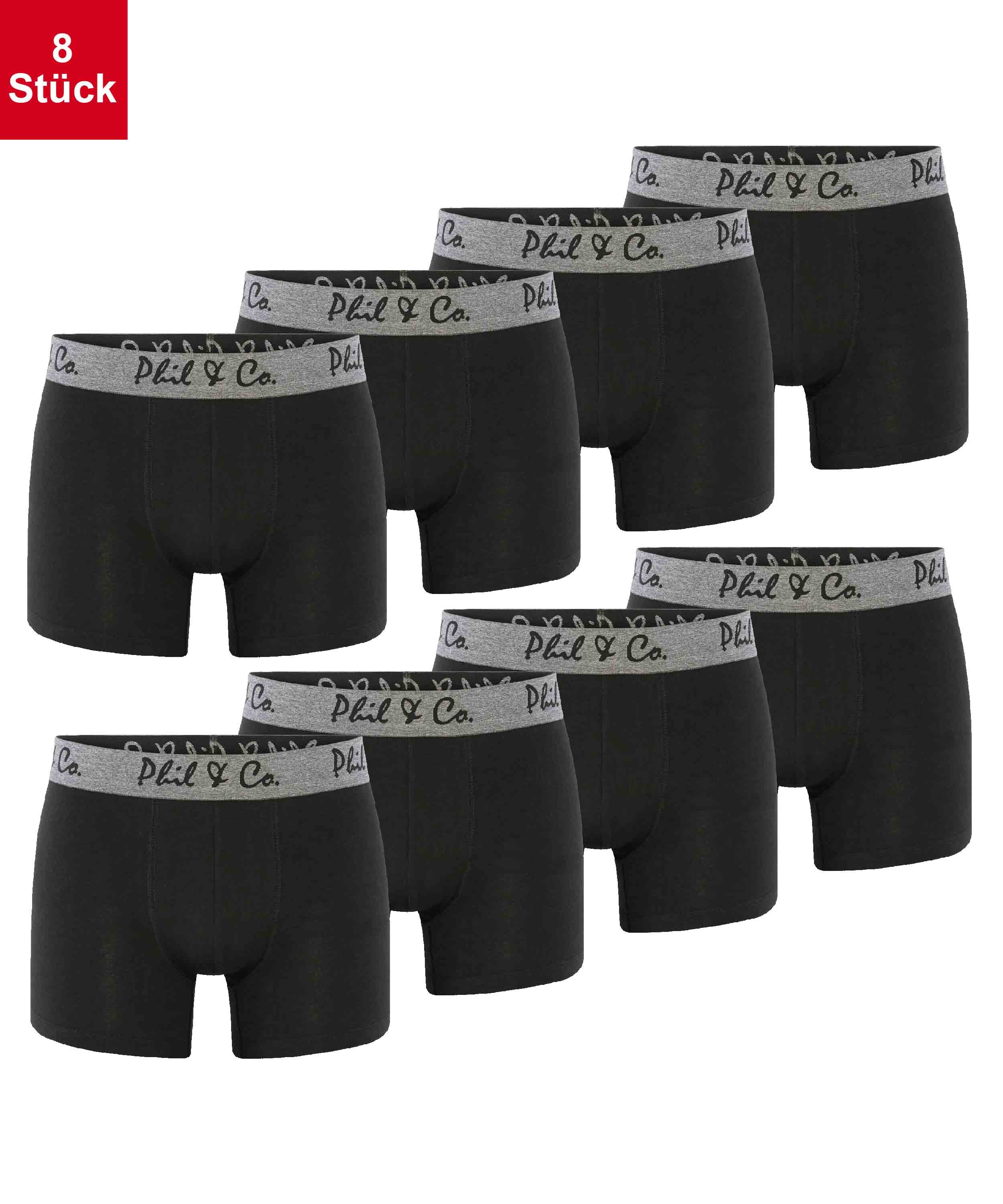 Phil & Co. Berlin Herren Trunks Jersey 8er Pack