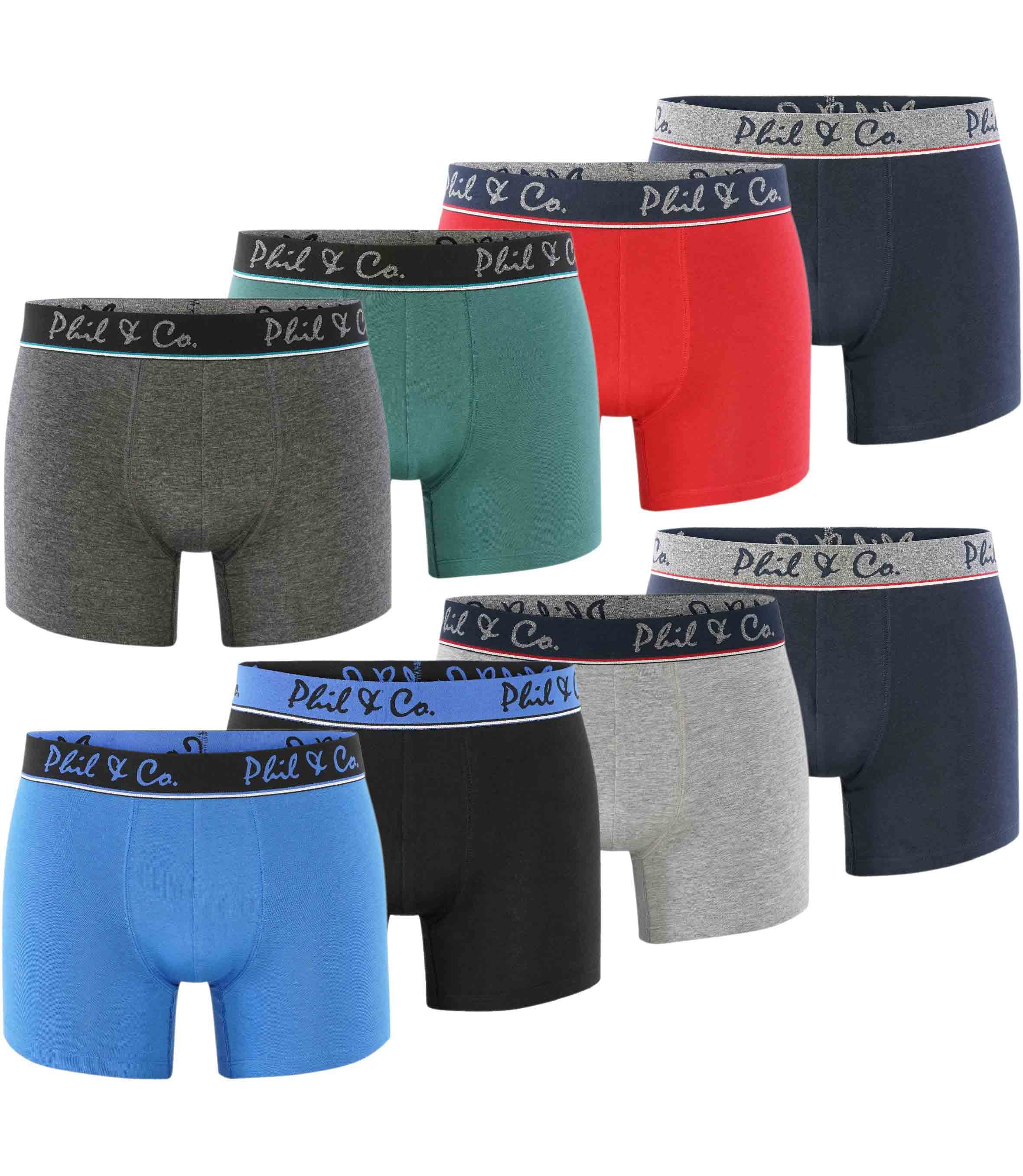 Phil & Co. Berlin Herren Trunks Jersey 8er Pack