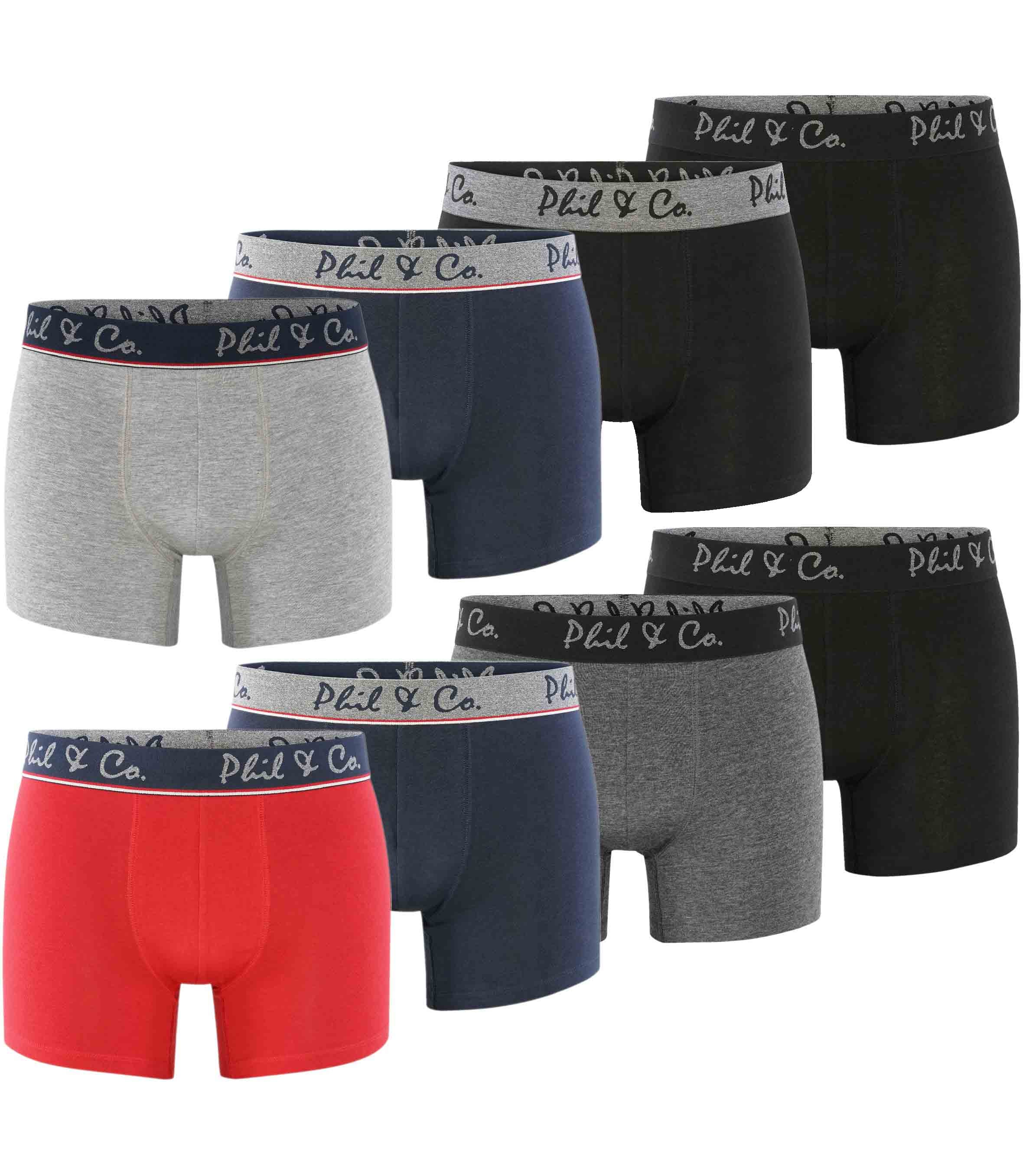 Phil & Co. Berlin Herren Trunks Jersey 8er Pack