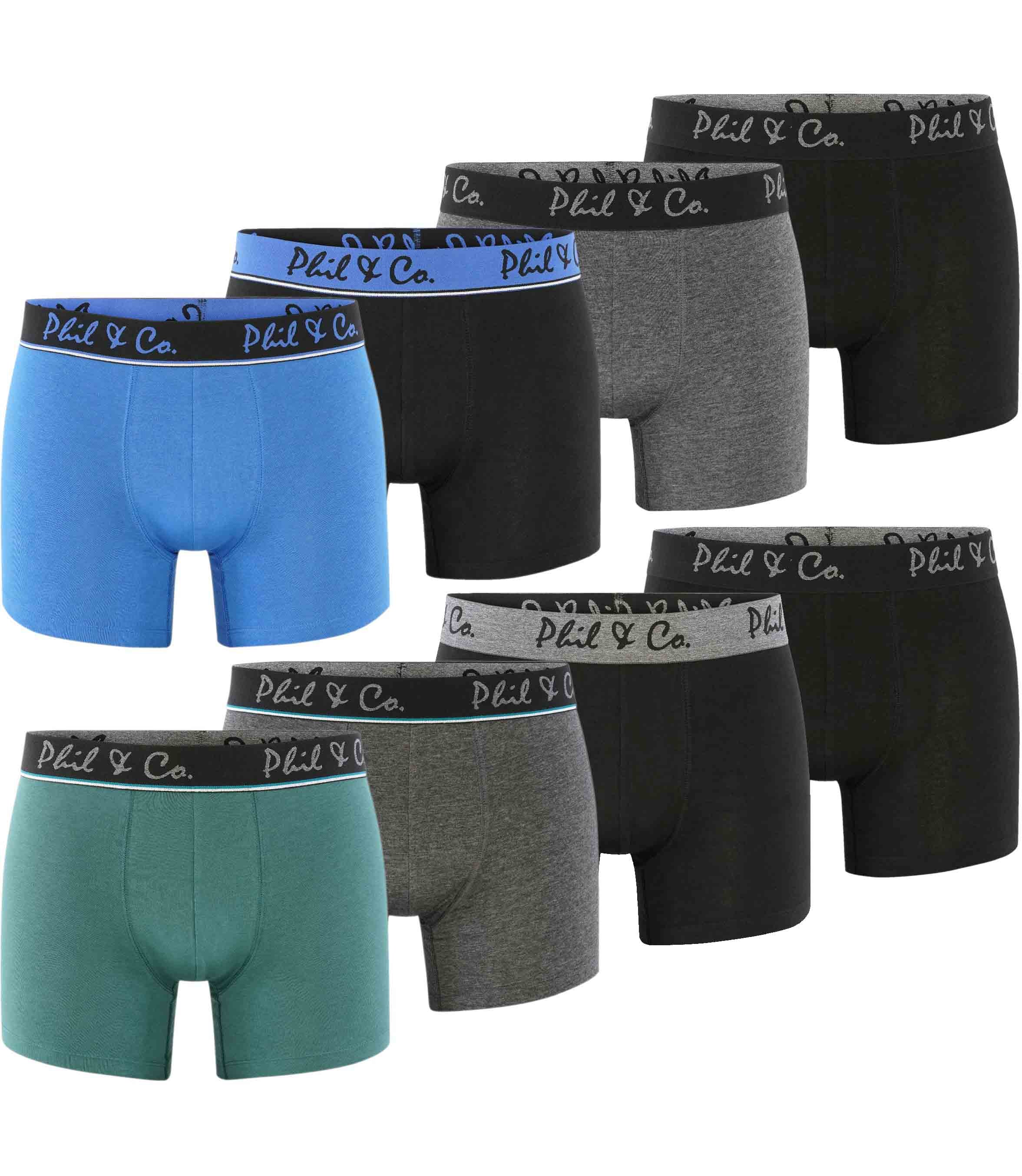 Phil & Co. Berlin Herren Trunks Jersey 8er Pack