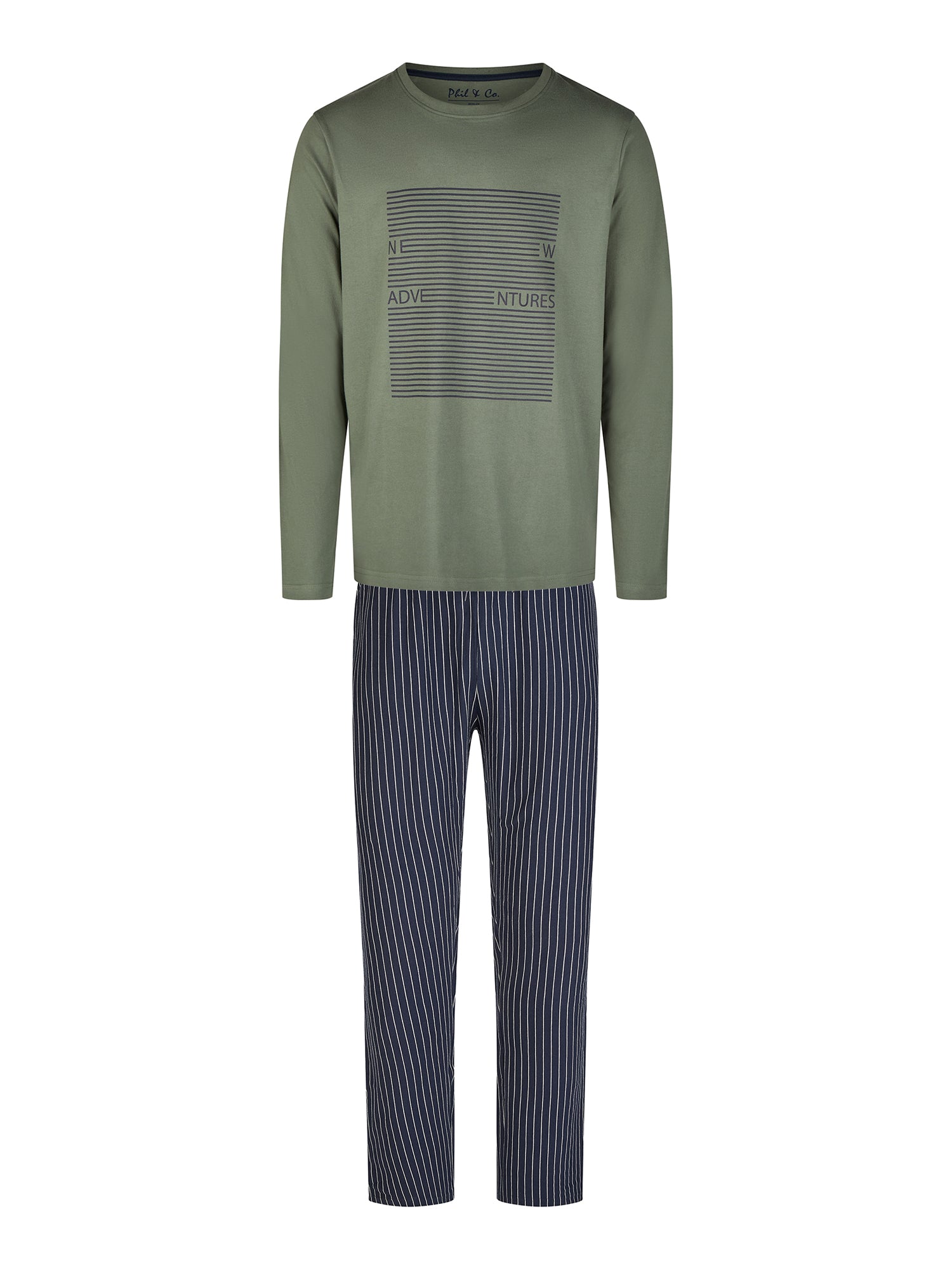 Phil & Co. Berlin Herren Pyjama Lifestyle