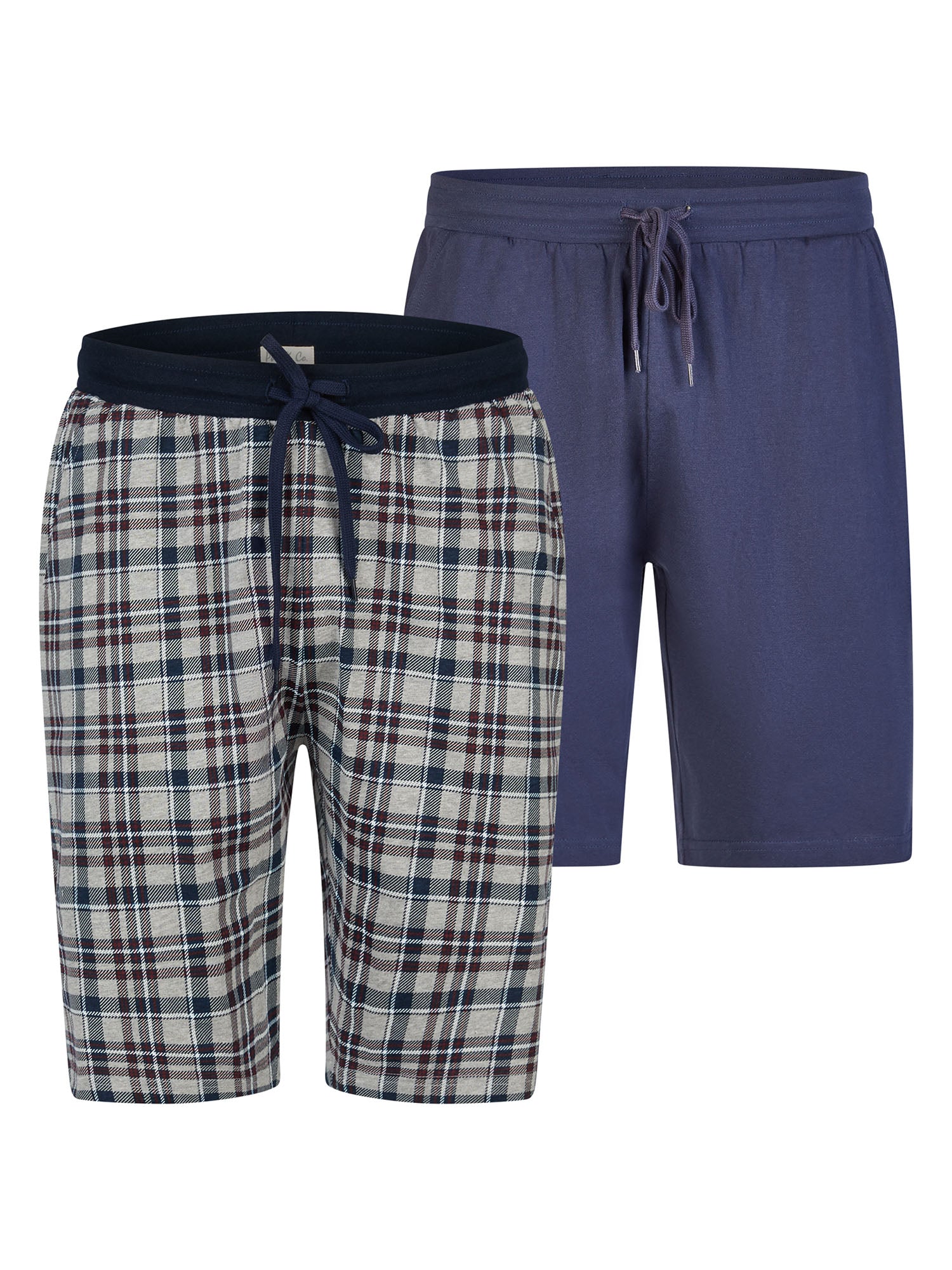 Phil & Co. Berlin Herren Pyjamashorts Cozy Classics 2er Pack
