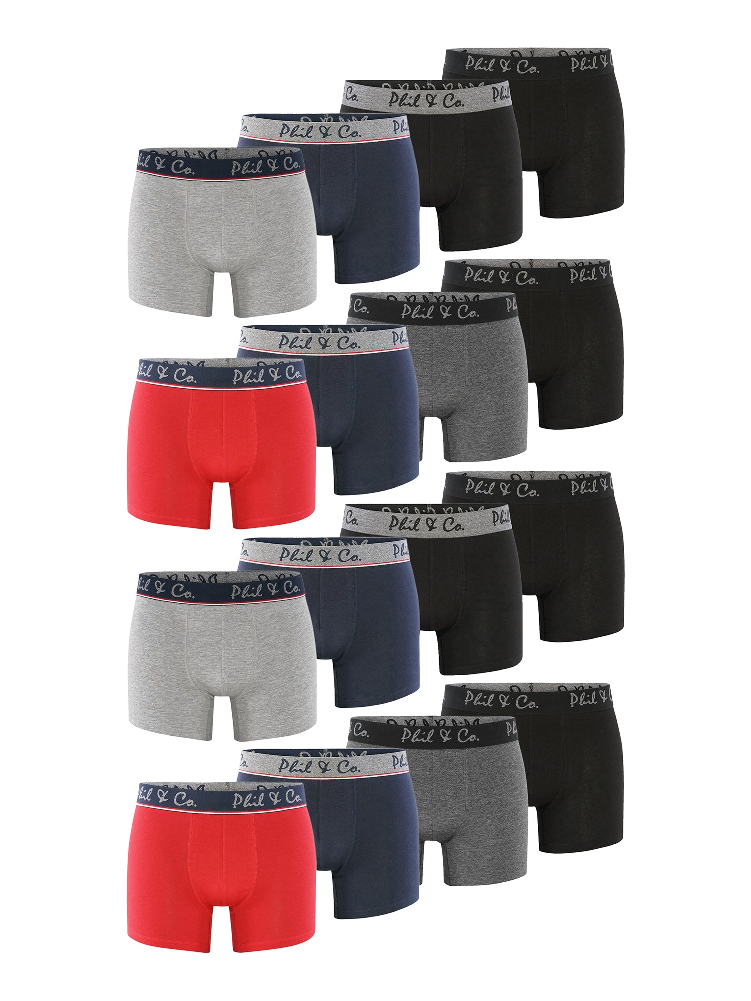 Phil & Co. Berlin Herren Trunks 16er Pack