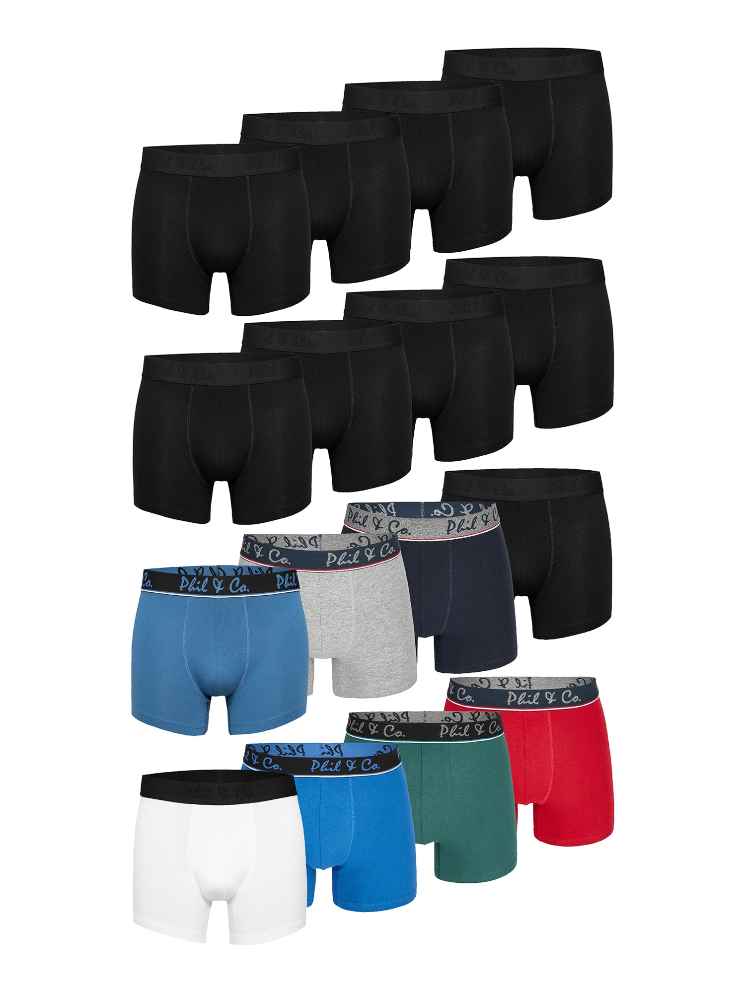 Phil & Co. Berlin Herren Trunks 16er Pack
