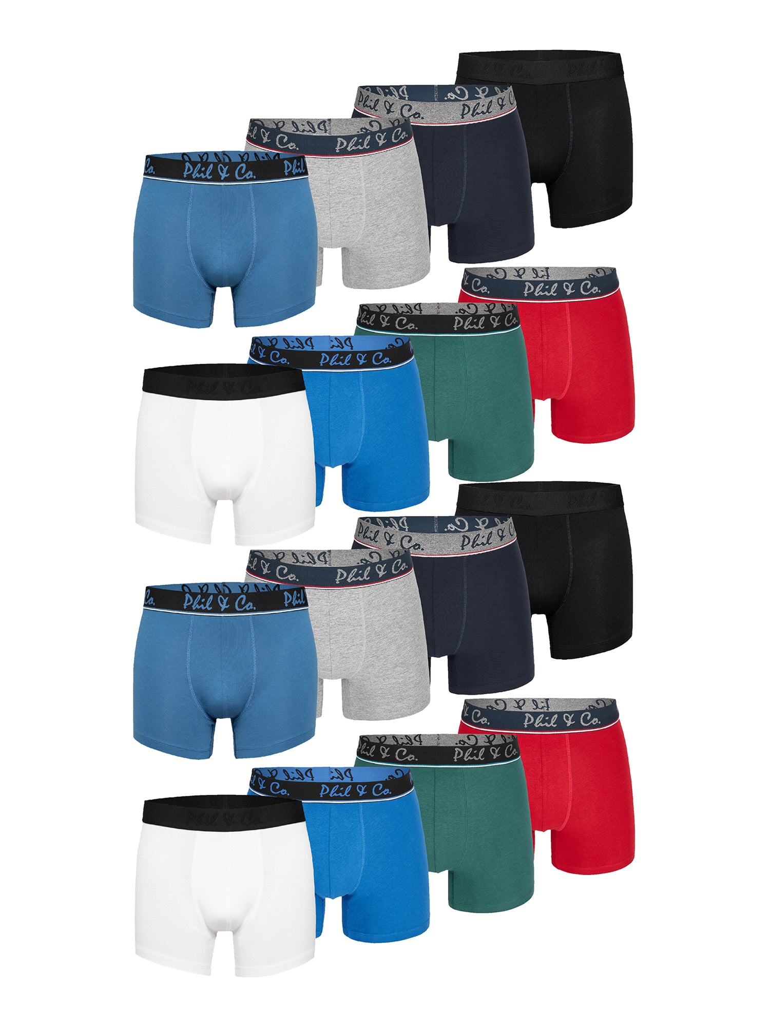 Phil & Co. Berlin Herren Trunks 16er Pack