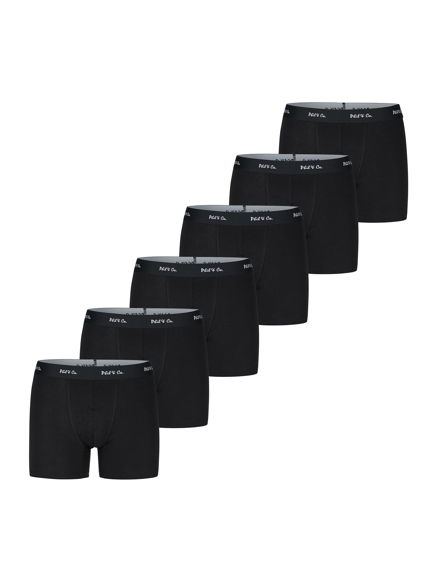 Phil & Co. Berlin Herren Trunks Jersey Core 6er Pack