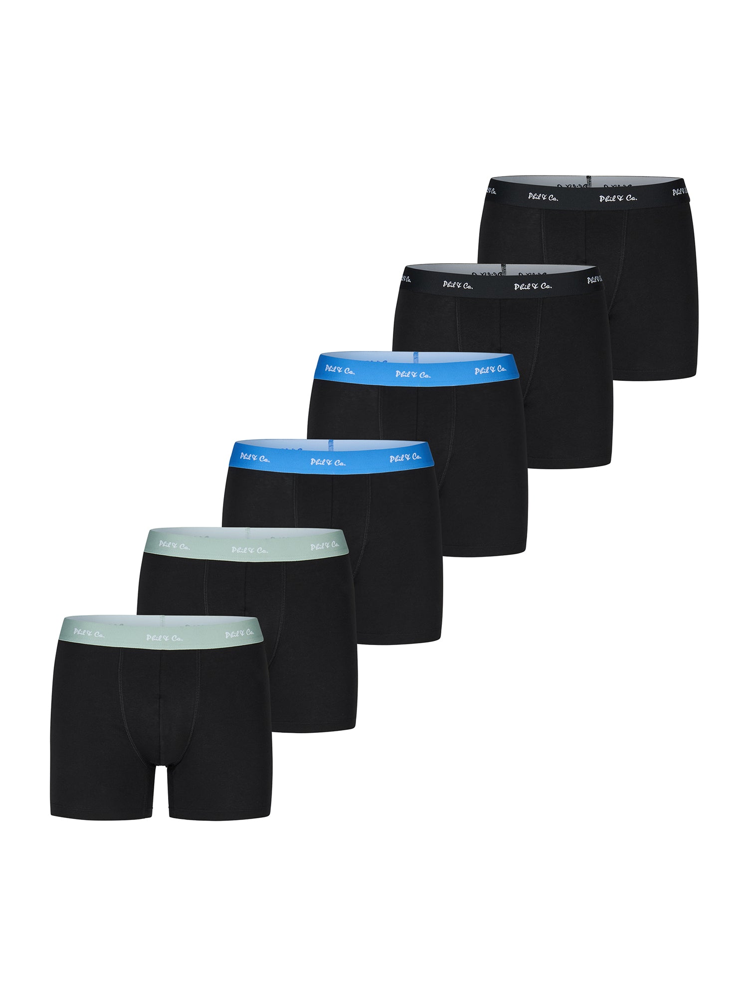 Phil & Co. Berlin Herren Trunks Jersey Core 6er Pack