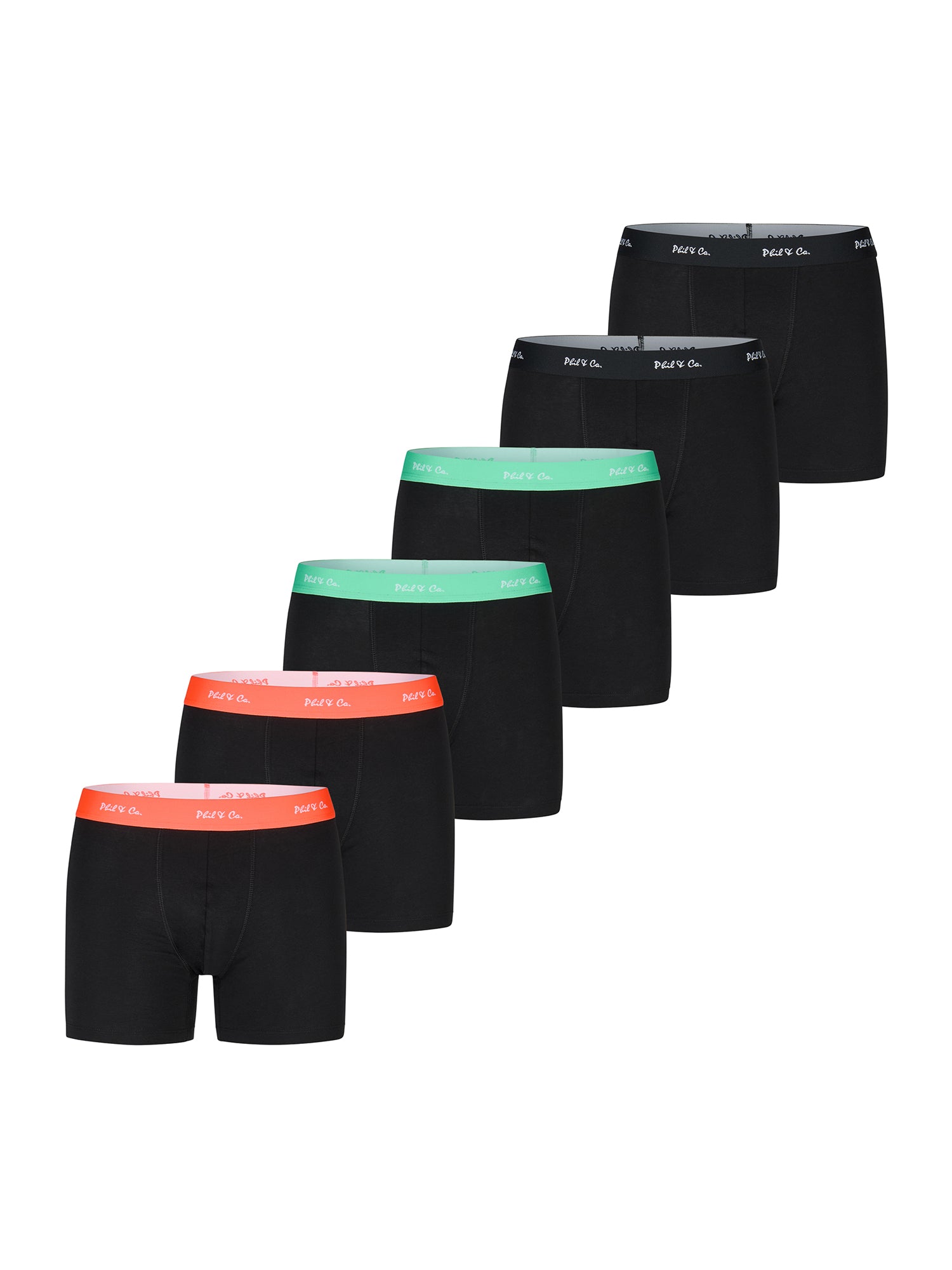 Phil & Co. Berlin Herren Trunks Jersey Core 6er Pack