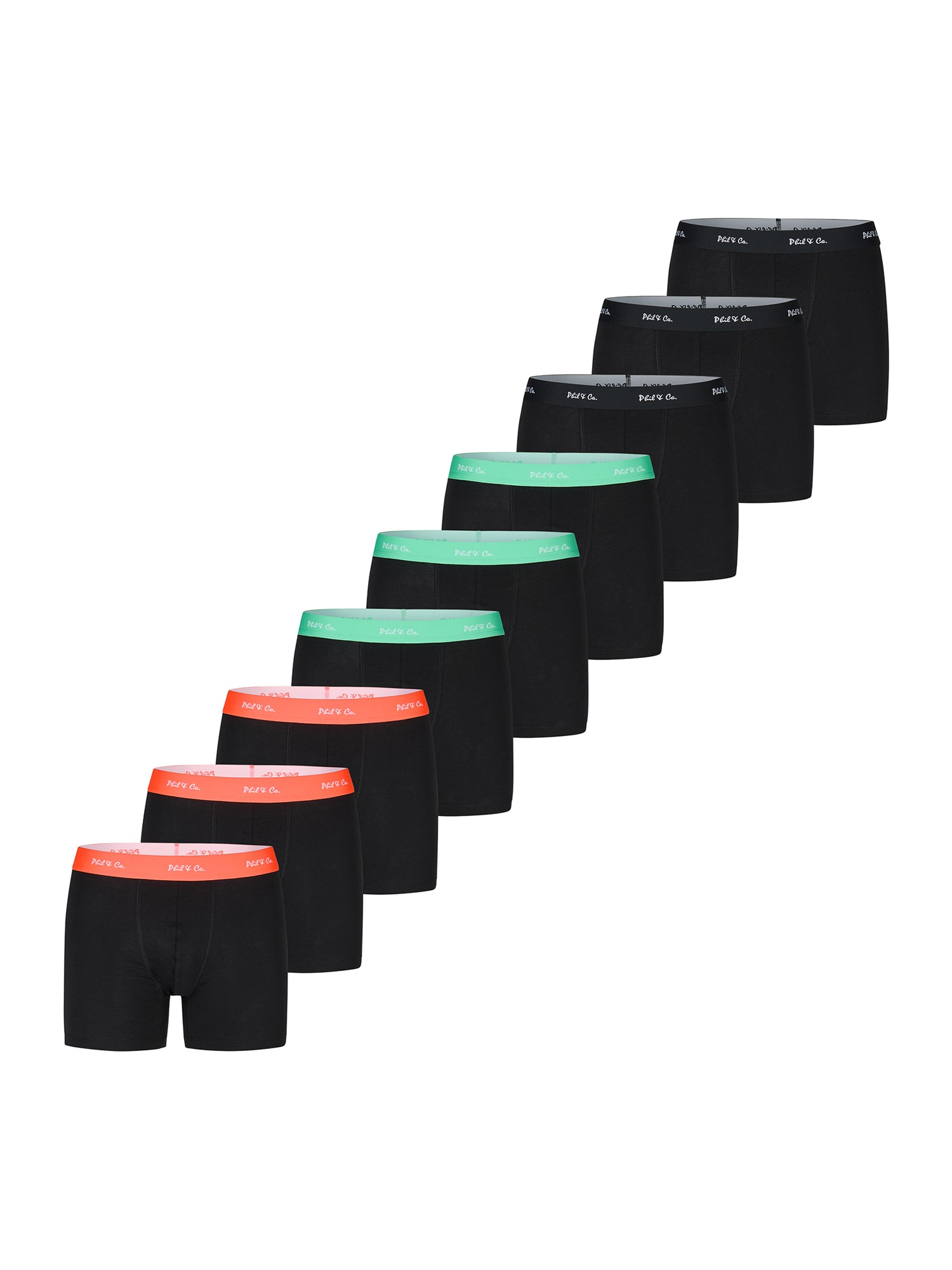 Phil & Co. Berlin Herren Trunks Jersey Core 9er Pack