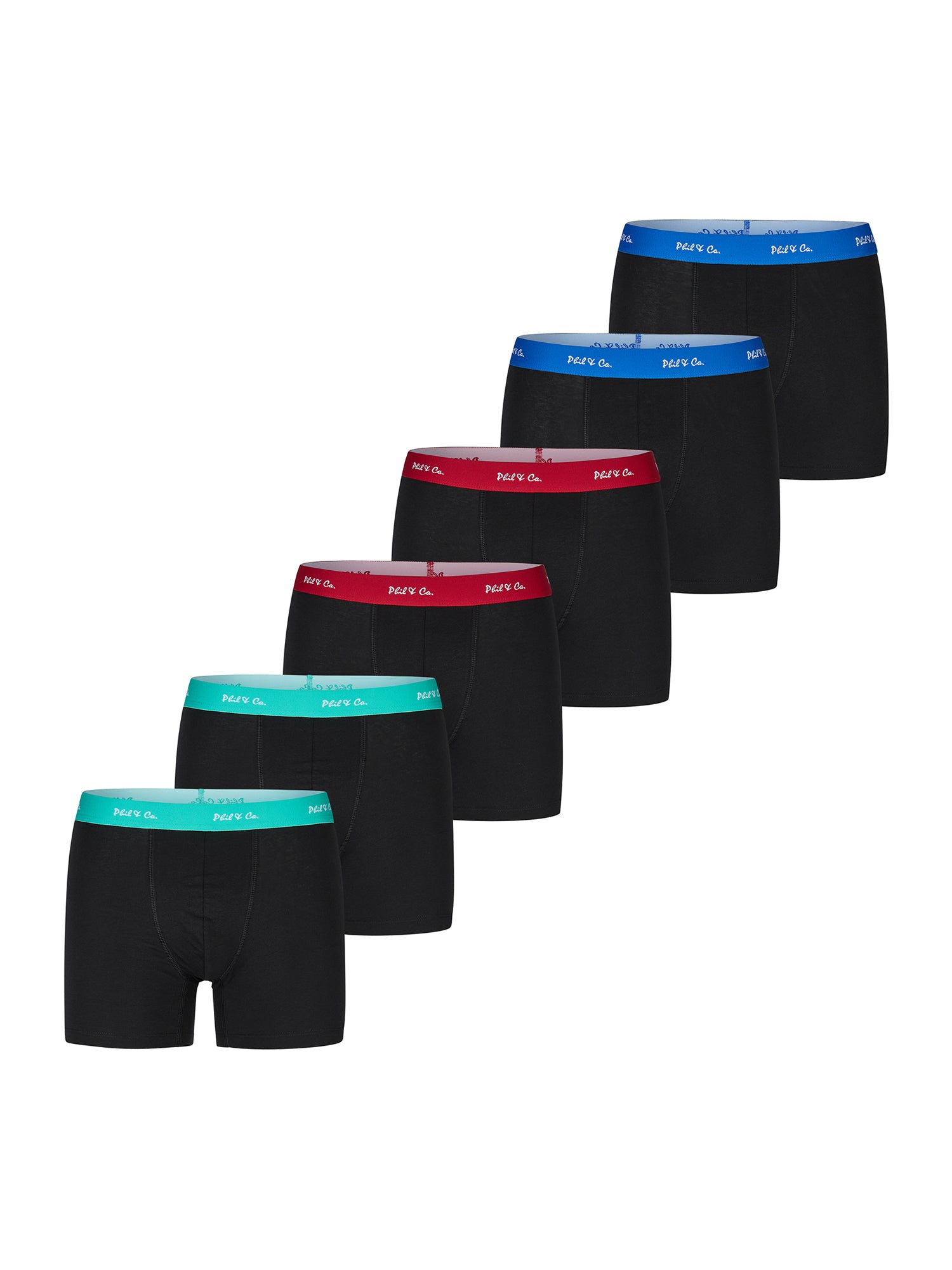 Phil & Co. Berlin Herren Trunks Jersey Core 6er Pack