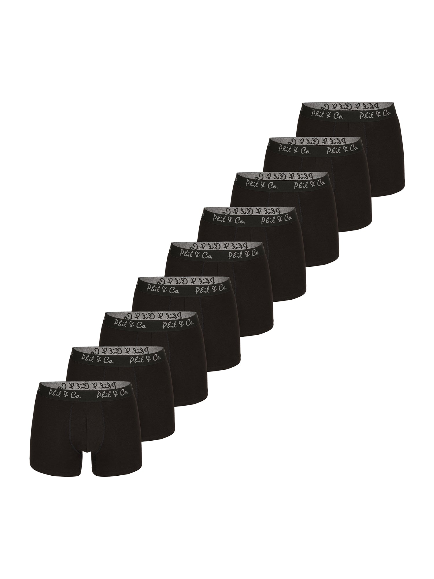 Phil & Co. Berlin Herren Trunks Jersey Core 9er Pack