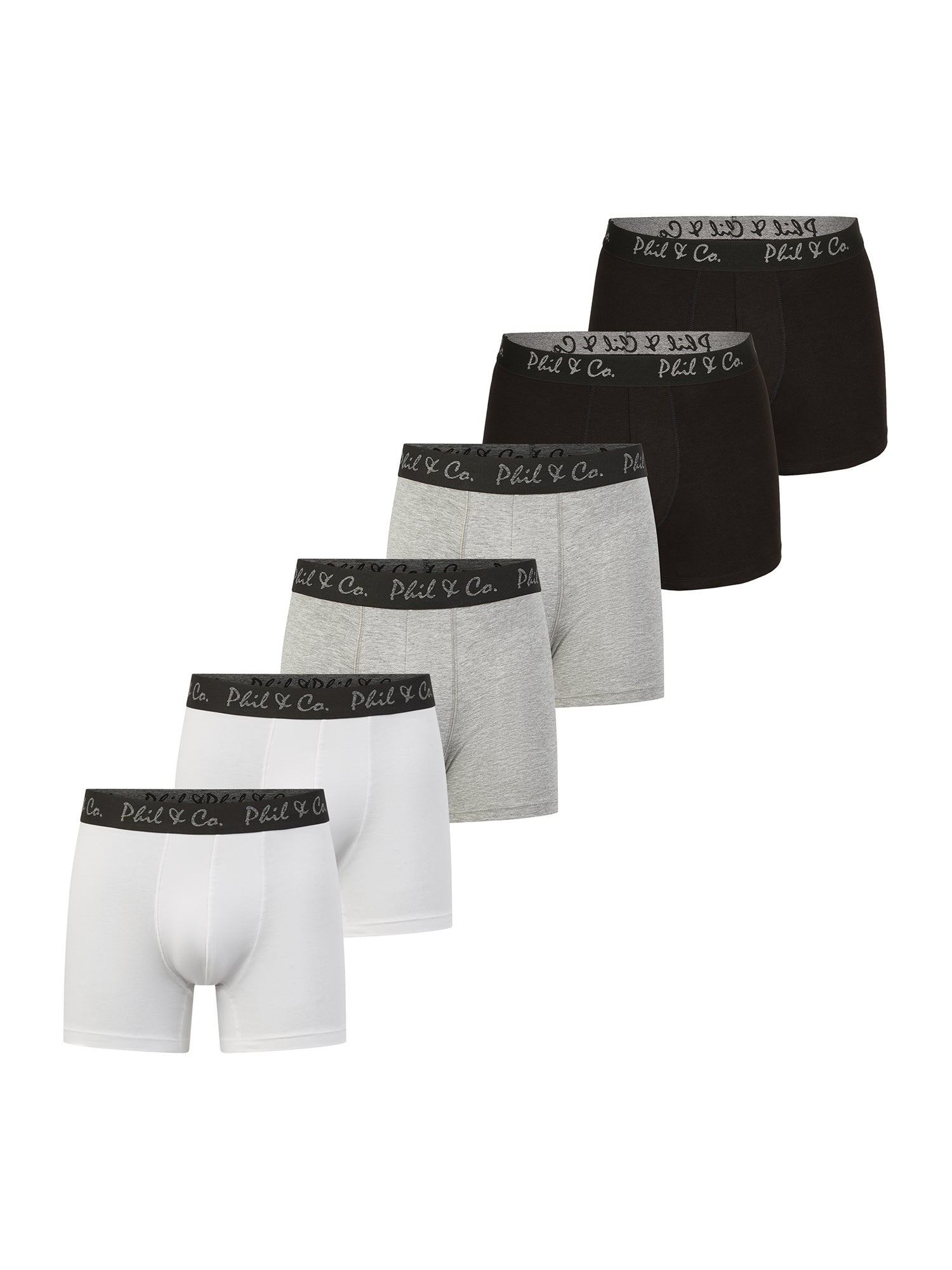 Phil & Co. Berlin Herren Trunks Jersey Core 6er Pack