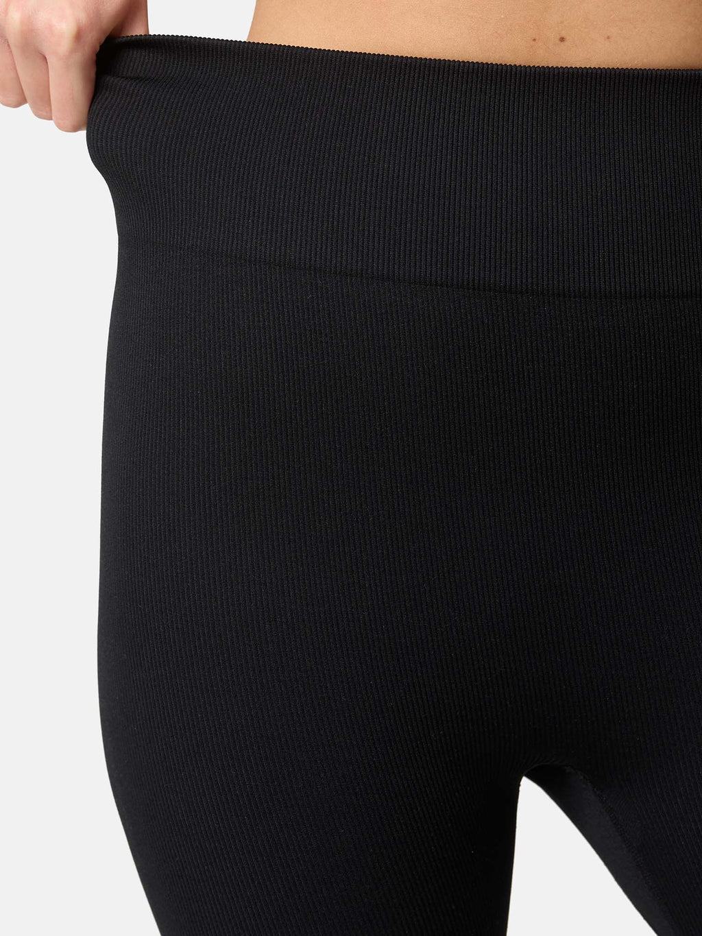 NUR DIE Damen Radler Shorts Relax & Go in Ripp-Optik