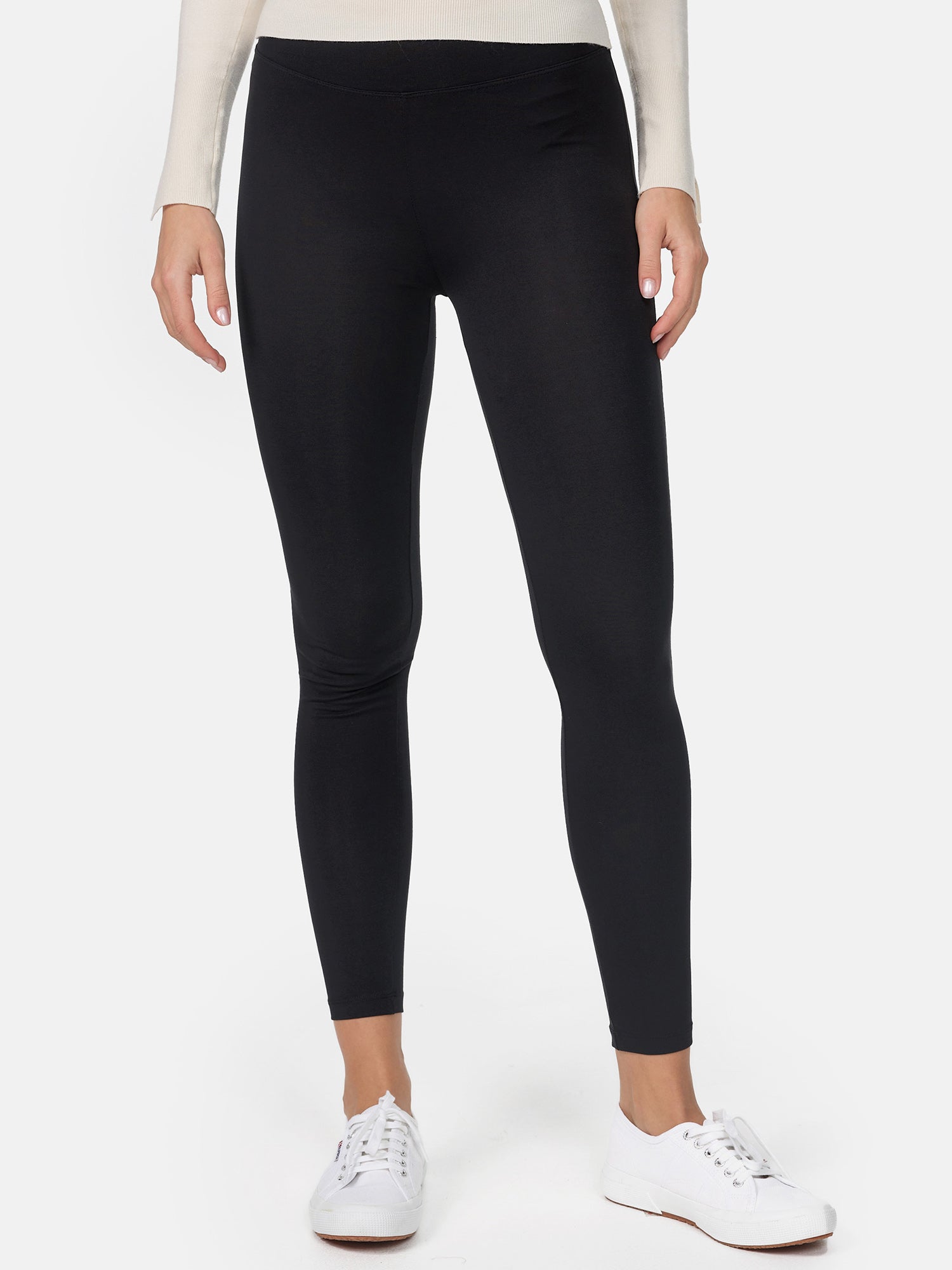 NUR DIE Damen Leggings Relax & Go Baumwolle