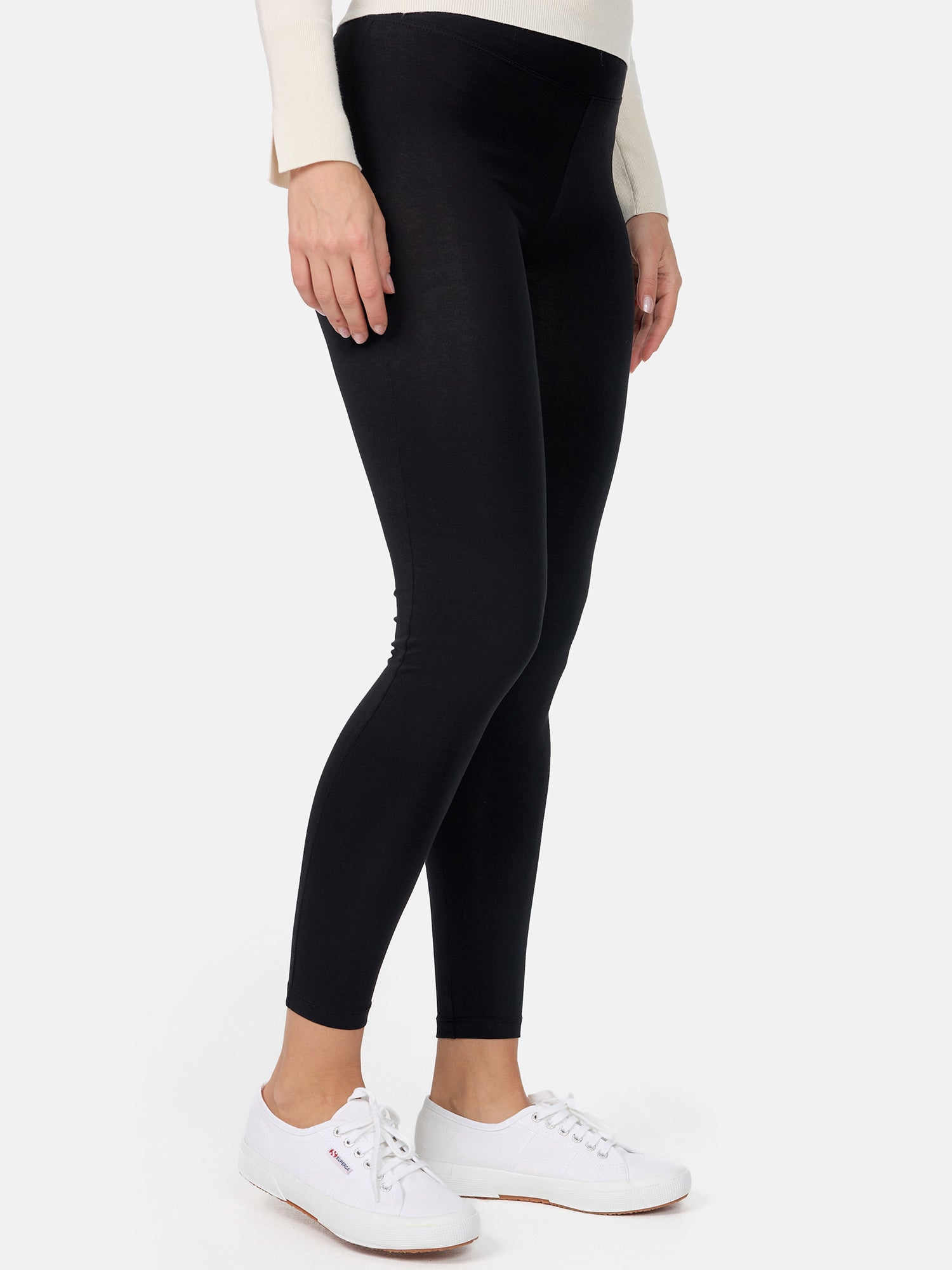 NUR DIE Damen Leggings Relax & Go Baumwolle