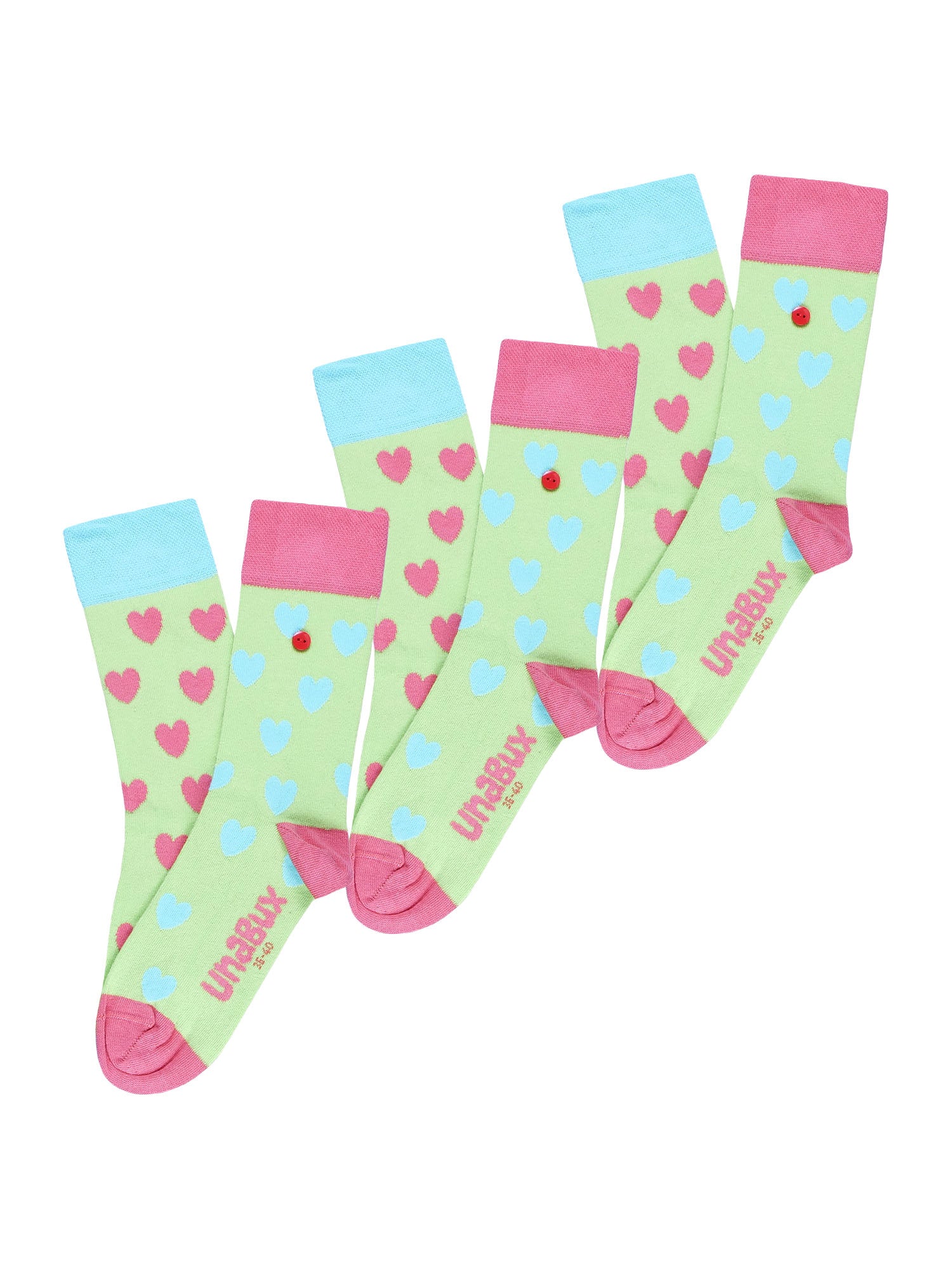 UnaBux Unisex Socken Bruno 3er Pack