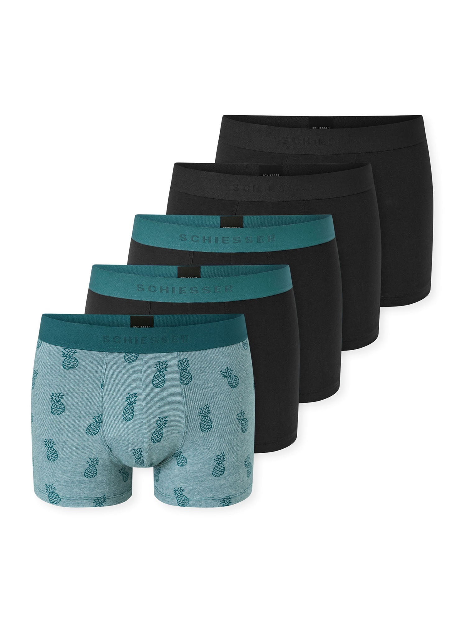 SCHIESSER Herren Trunks 95/5 5er Pack