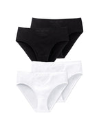 SCHIESSER Damen Slip Tai Cotton Essentials 4er Pack
