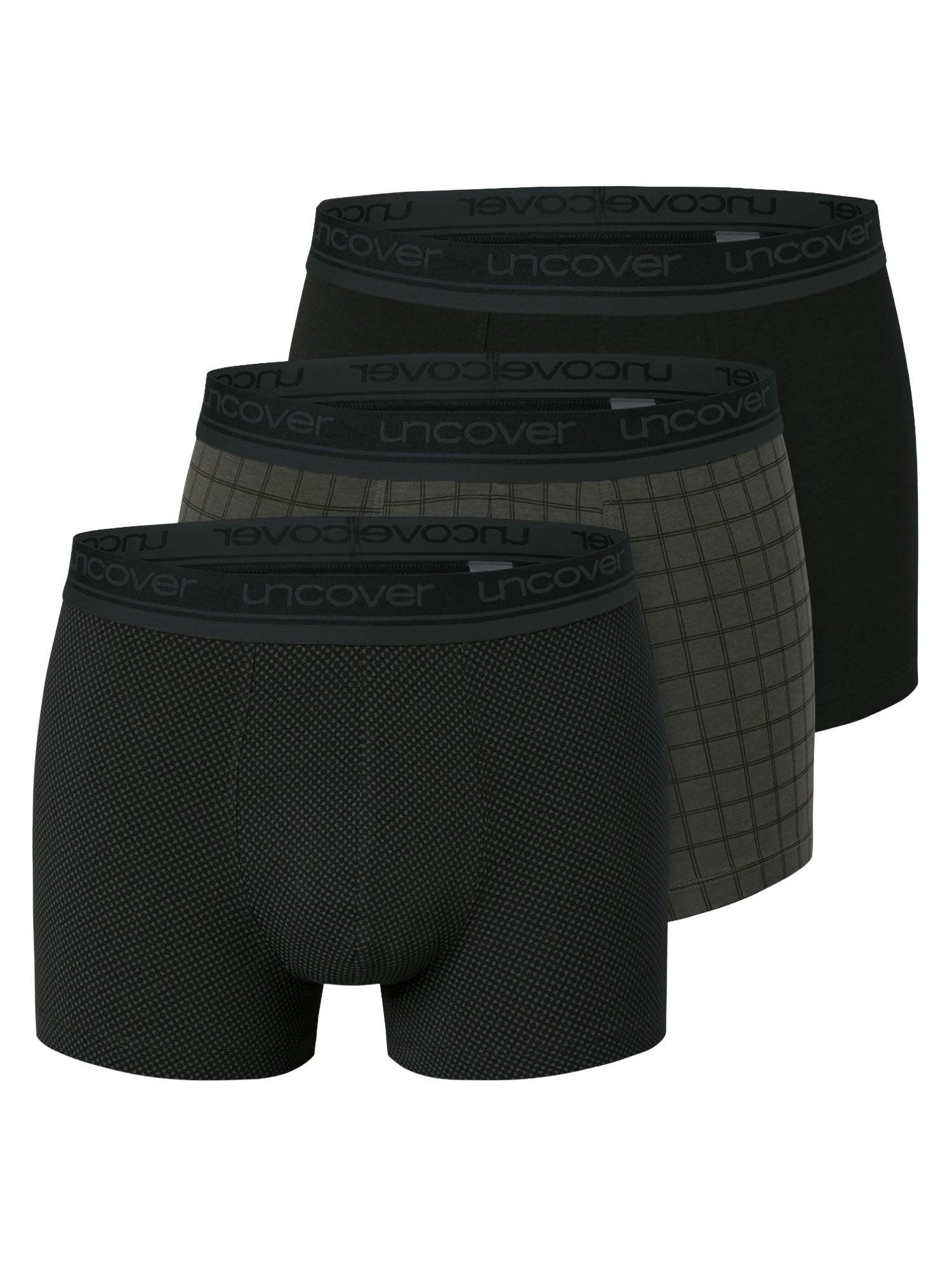 SCHIESSER Herren Trunks Cotton Serie 3er Pack